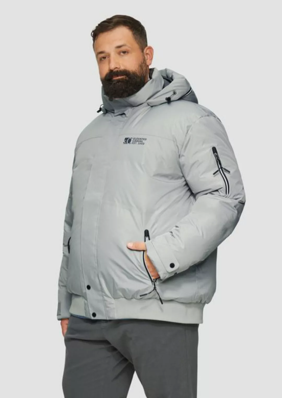 s.Oliver Outdoorjacke Wasserabweisender wattierter Blouson mit Kontrast-Det günstig online kaufen