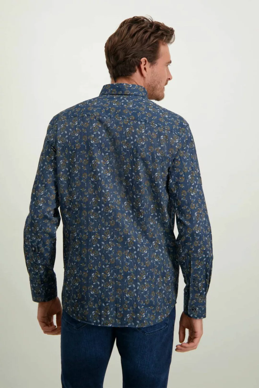 State Of Art Hemd Blumen Blau - Größe XL günstig online kaufen