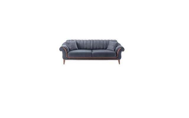 JVmoebel 3-Sitzer Grauer Stilvoller Dreisitzer Modernes Sofa Wohnzimmer Neu günstig online kaufen