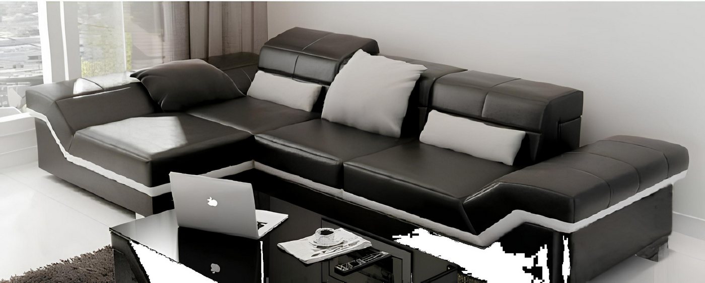 Xlmoebel Ecksofa Neu: Designer Wohnlandschaft mit USB-Anschluss und Farbaus günstig online kaufen