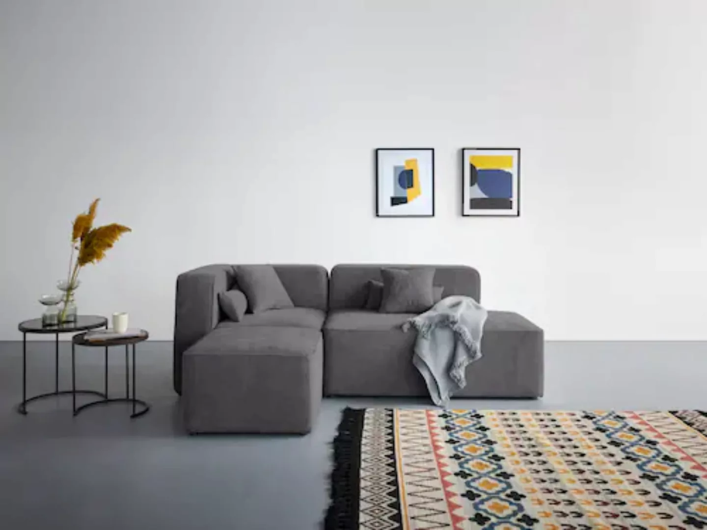 andas Ecksofa »Sundstrup L-Form«, Modulserie, individuelle Zusammenstellung günstig online kaufen