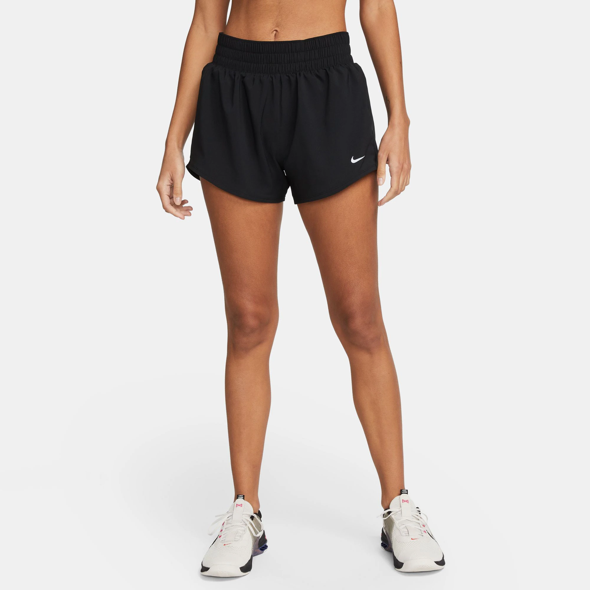 Nike Trainingsshorts "DRI-FIT ONE WOMENS MID-RISE BRIEF-LINED SHORTS" günstig online kaufen