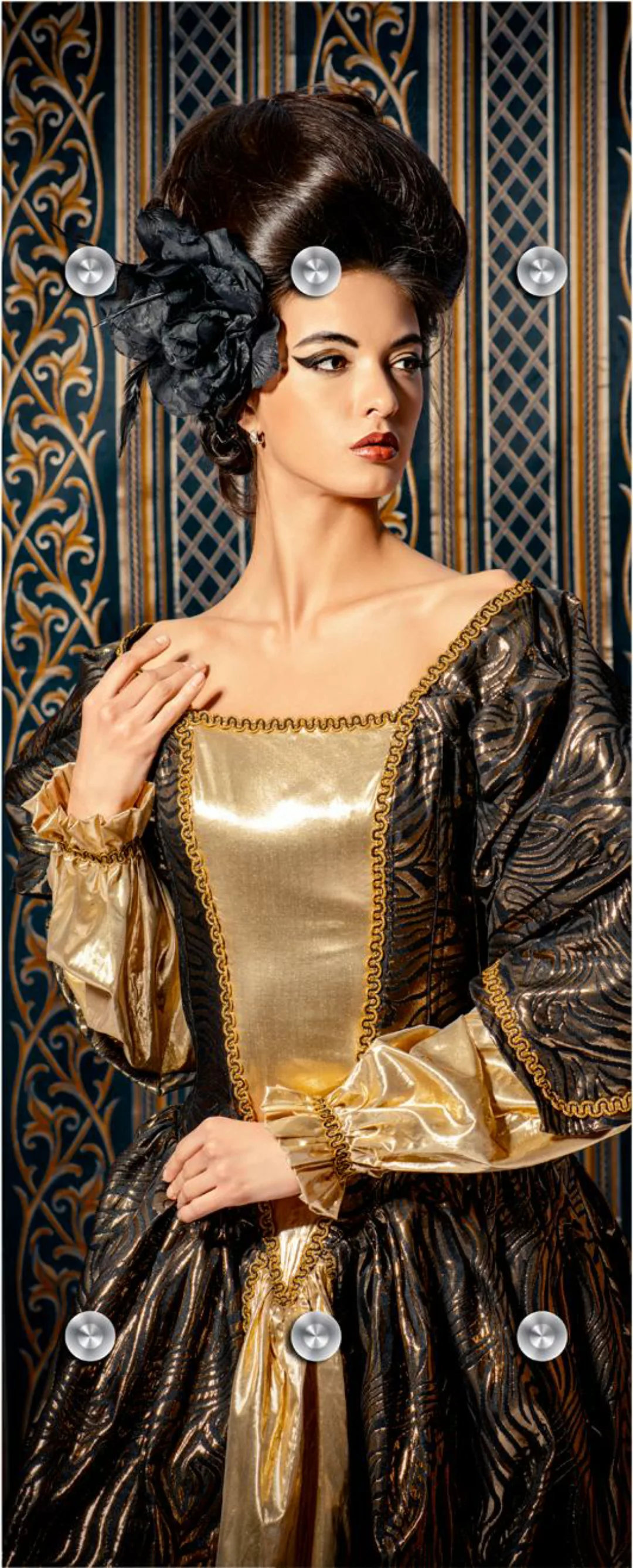 queence Garderobenleiste "Muster marmoriert" günstig online kaufen