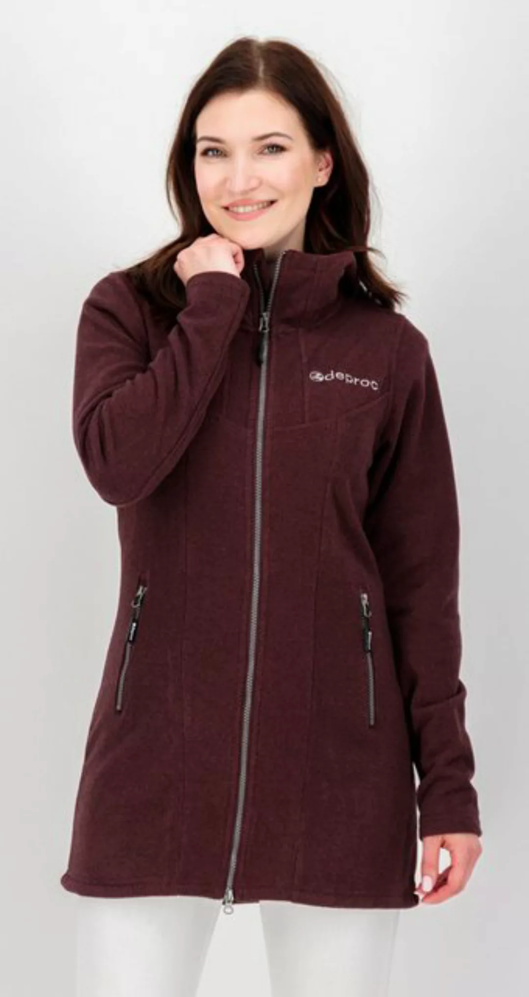 DEPROC Active Fleecejacke "GLORY APRIL", mit 2-Wege-Reißverschluss günstig online kaufen