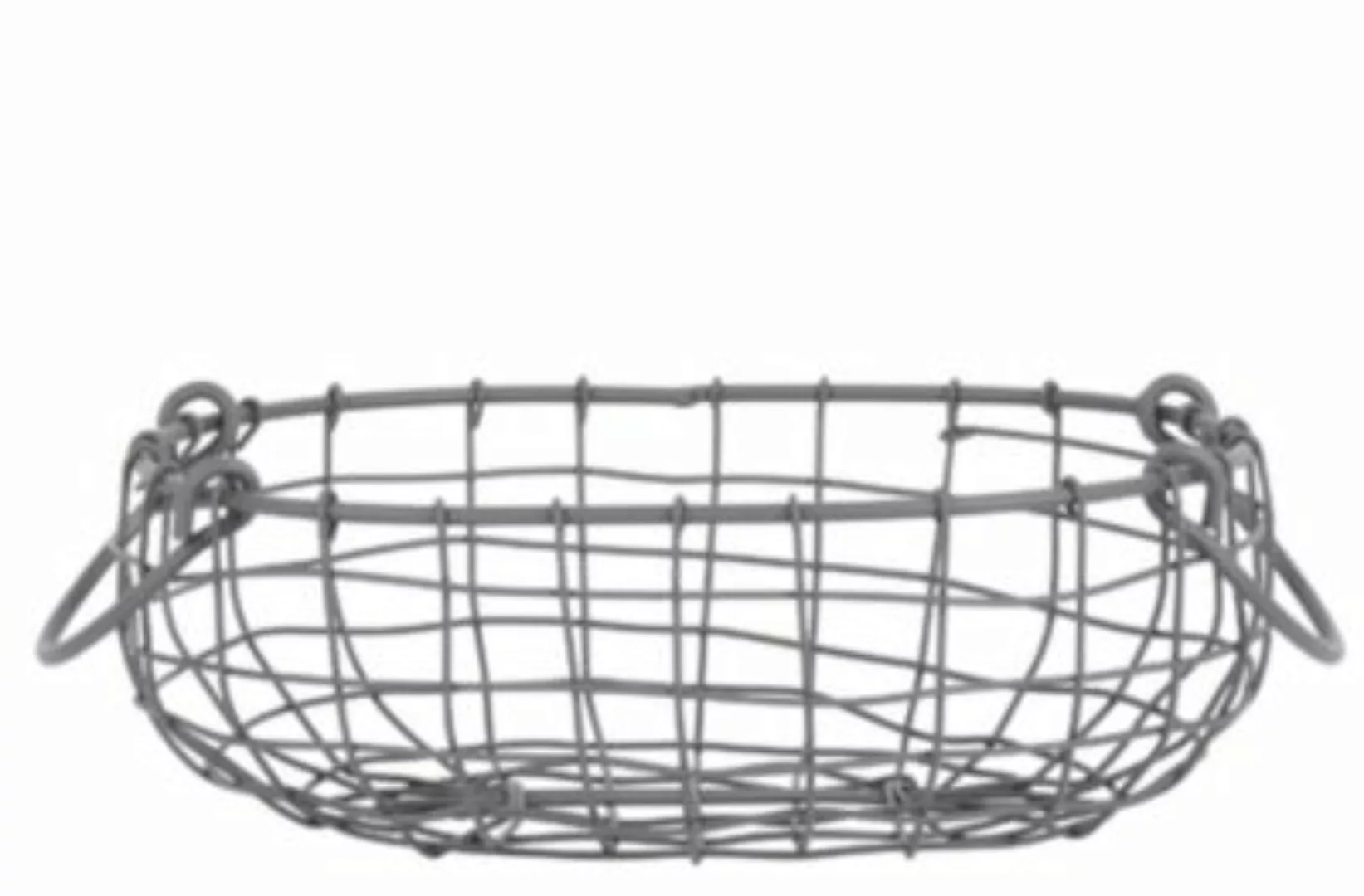 esschert design Draht Korb -KLEIN- oval L=27,4 cm Griffe Dekoration Garten günstig online kaufen