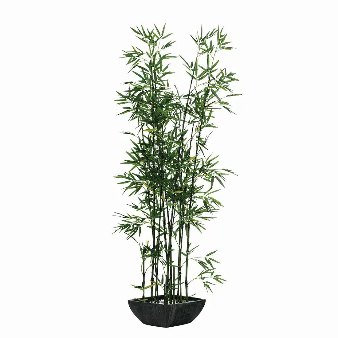home24 Kunstpflanze Bambus im Terrakottatopf günstig online kaufen