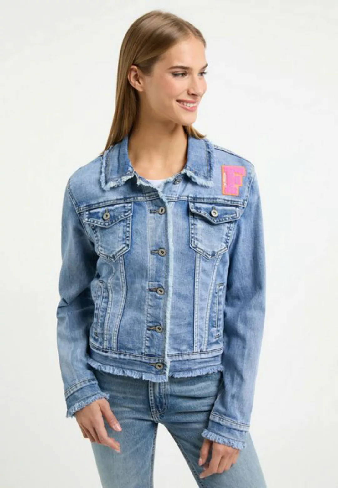 Frieda & Freddies Jeansjacke Jacket mit dezenten Farbdetails günstig online kaufen