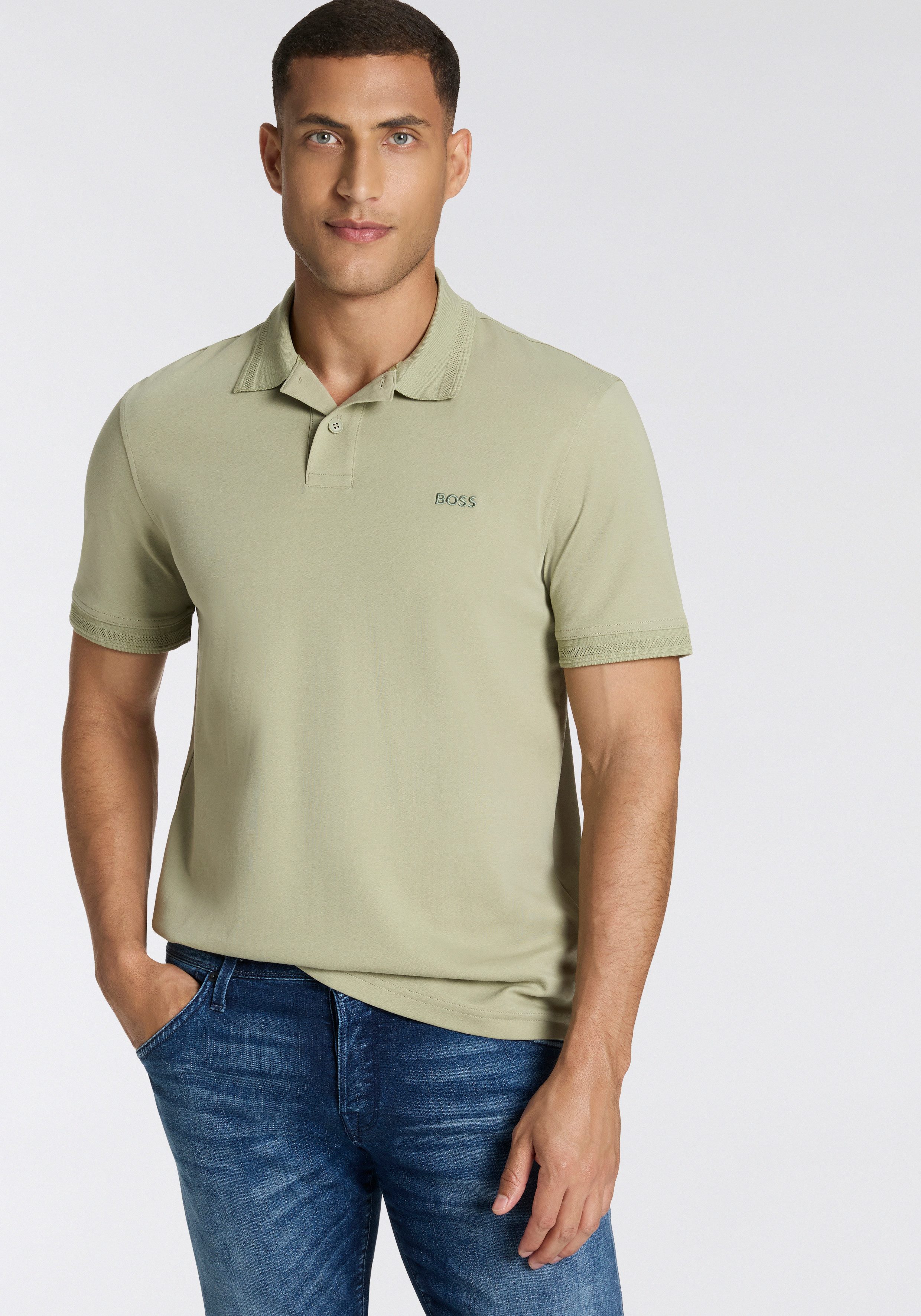 BOSS ORANGE Poloshirt Pe Interlock aus günstig online kaufen