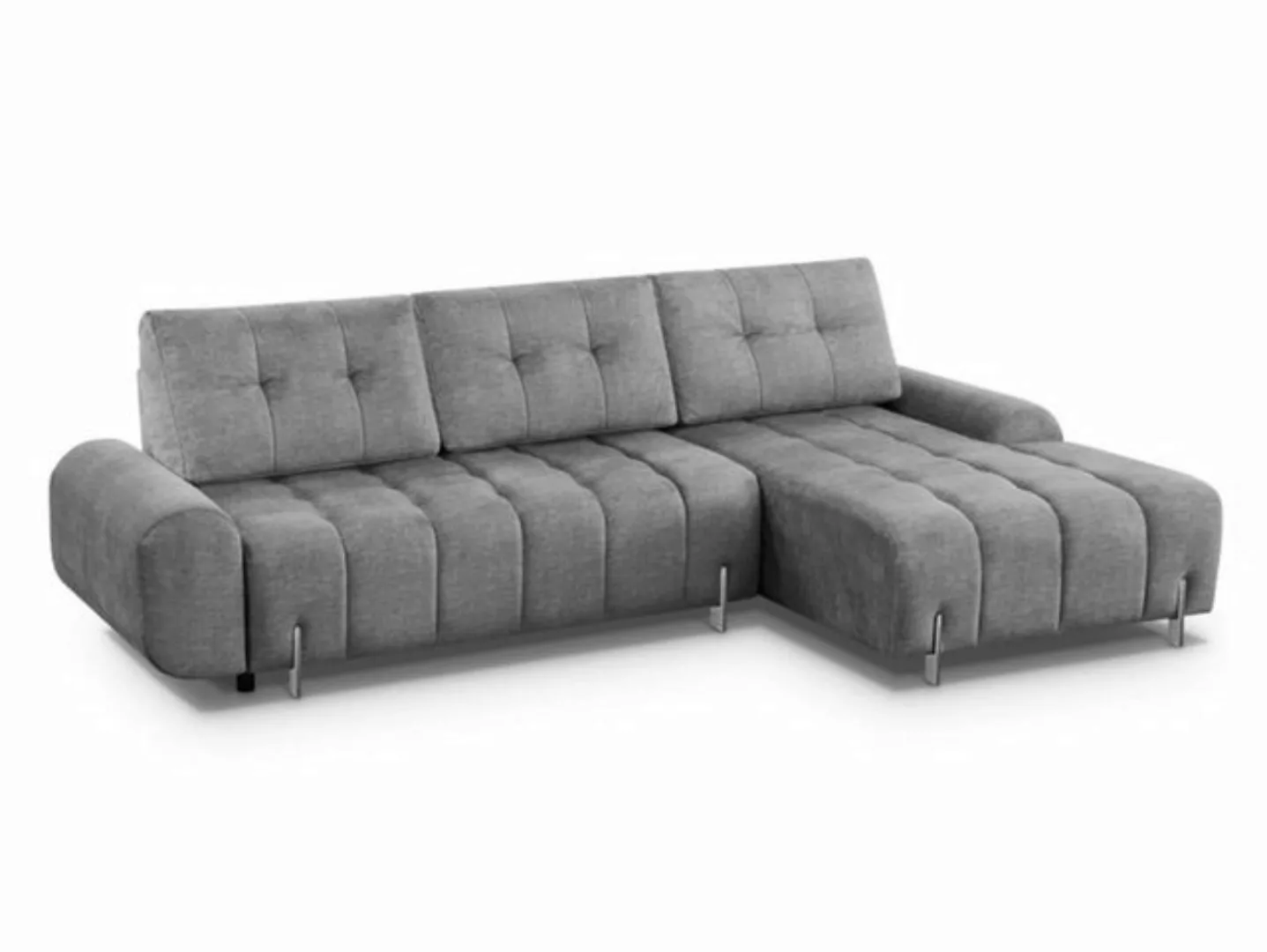 MOEBLO Ecksofa CORALINE, Eckcouch Couch für Wohnzimmer Schlafsofa Sofagarni günstig online kaufen