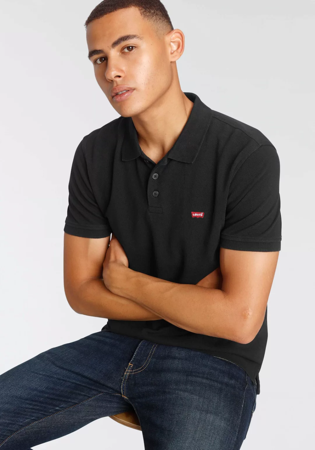 Levi's® Poloshirt LE NEW LEVIS HM POLO mit kleinem Batwing-Logo günstig online kaufen