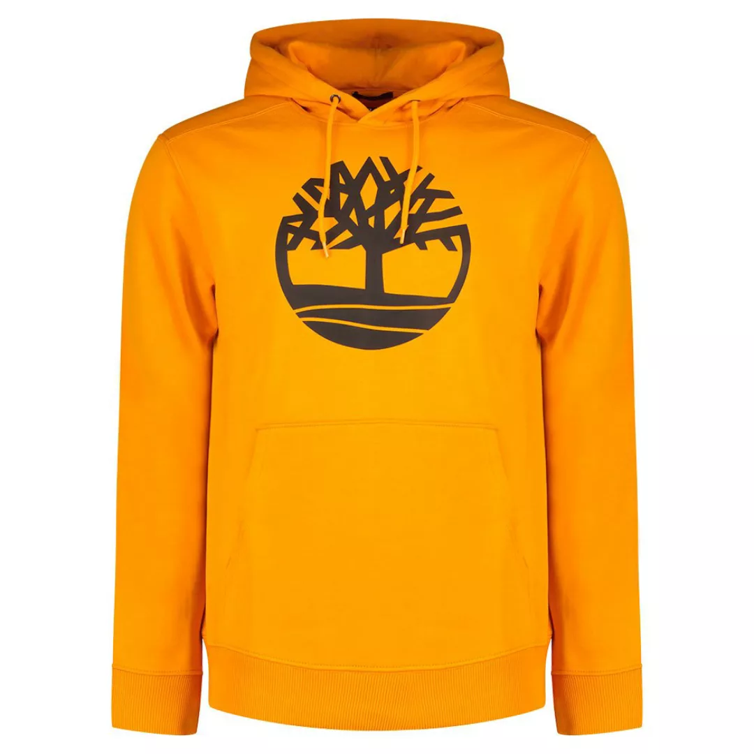 Timberland Core Tree Logo Brushback Kapuzenpullover 2XL Dark Cheddar / Blac günstig online kaufen
