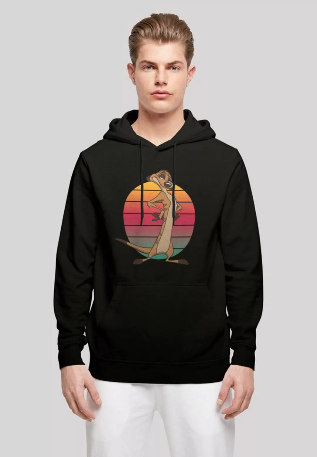 F4NT4STIC Kapuzenpullover "Disney König der Löwen Timon Sunset", Print günstig online kaufen