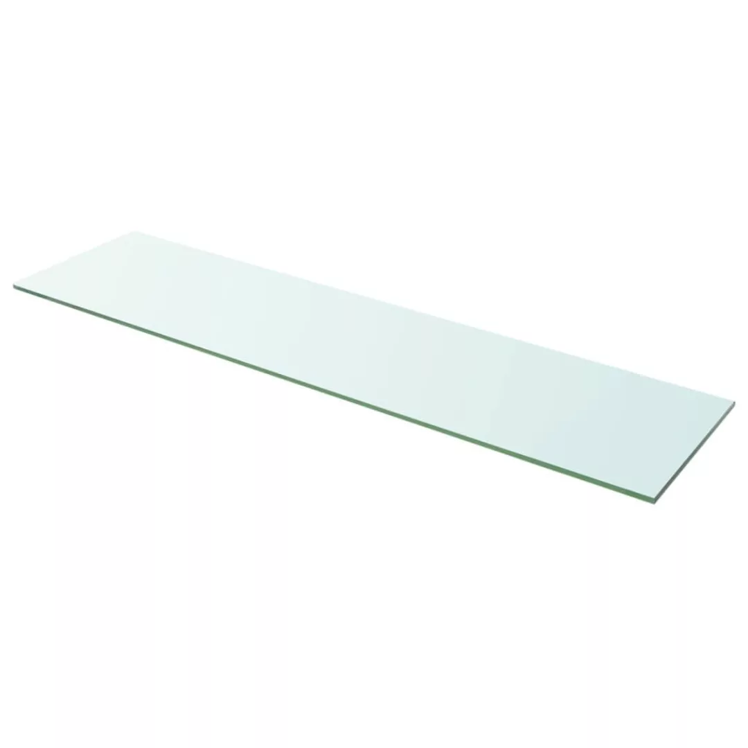 Regalböden 2 Stk. Glas Transparent 100 X 25 Cm günstig online kaufen