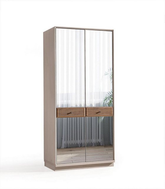 JVmoebel Kleiderschrank Stilvoll Kleiderschrank Luxus Schrank Modern Beige günstig online kaufen