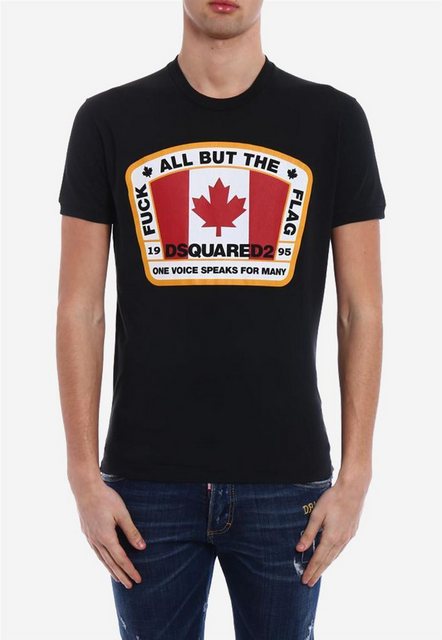 Dsquared2 Print-Shirt Dsquared2 Canada Flag T-Shirt Black günstig online kaufen