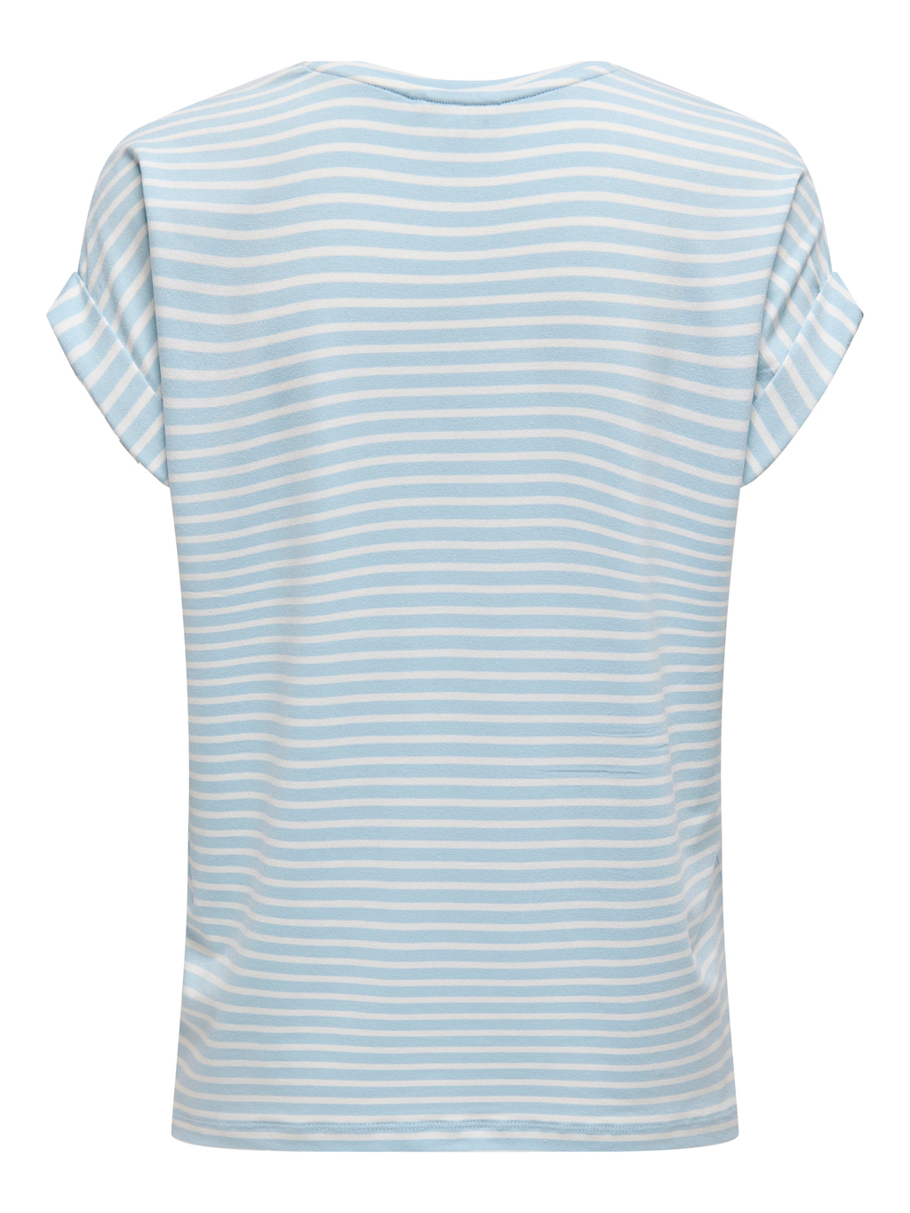 ONLY T-Shirt "ONLMOSTER STRIPE S/S O-NECK TOP JRS NOOS", mit Aufschlag am A günstig online kaufen