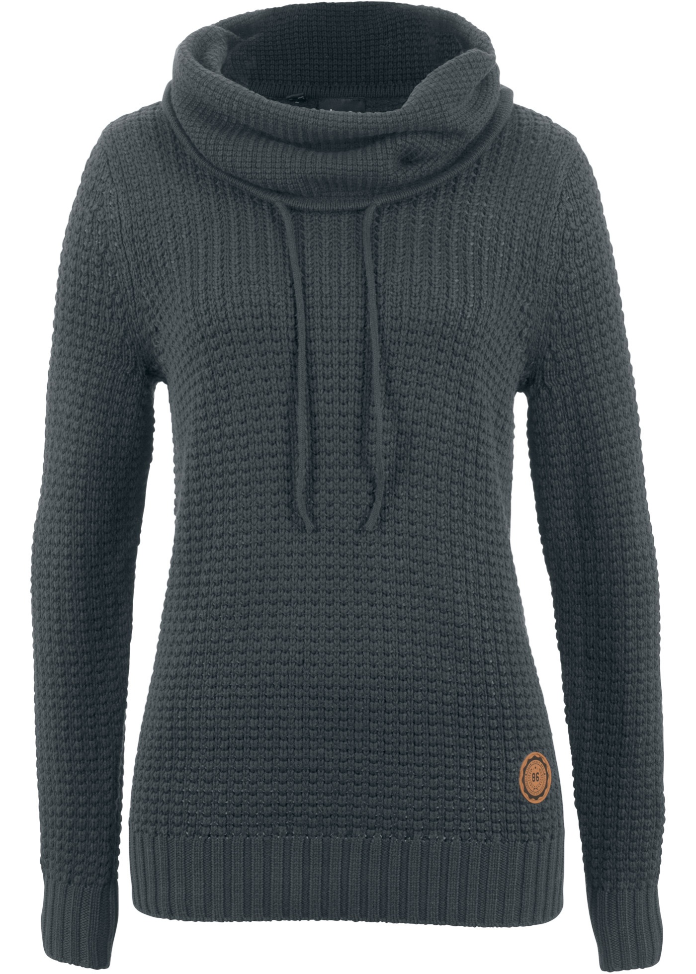 Rollkragenpullover mit Kordeln günstig online kaufen