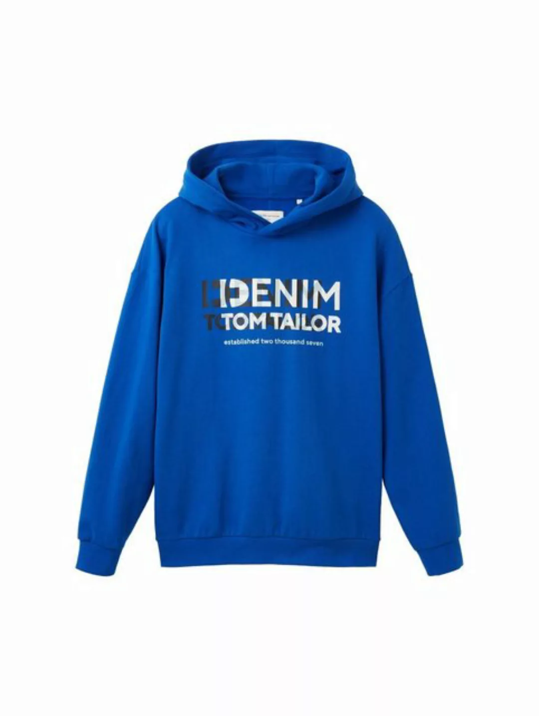 TOM TAILOR Denim Hoodie Hoodie mit Logo Print günstig online kaufen