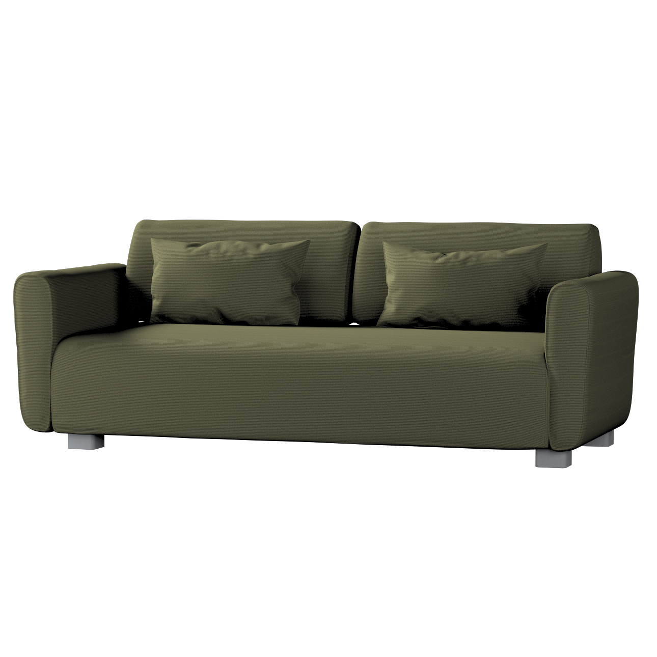 Bezug für Mysinge 2-Sitzer Sofa, olivgrün, Sofabezug Mysinge 2-Sitzer, Manc günstig online kaufen