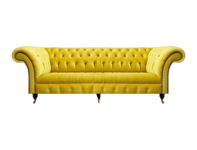 JVmoebel Chesterfield-Sofa Modern Textil Sofa Dreisitze Couch Möbel Chester günstig online kaufen