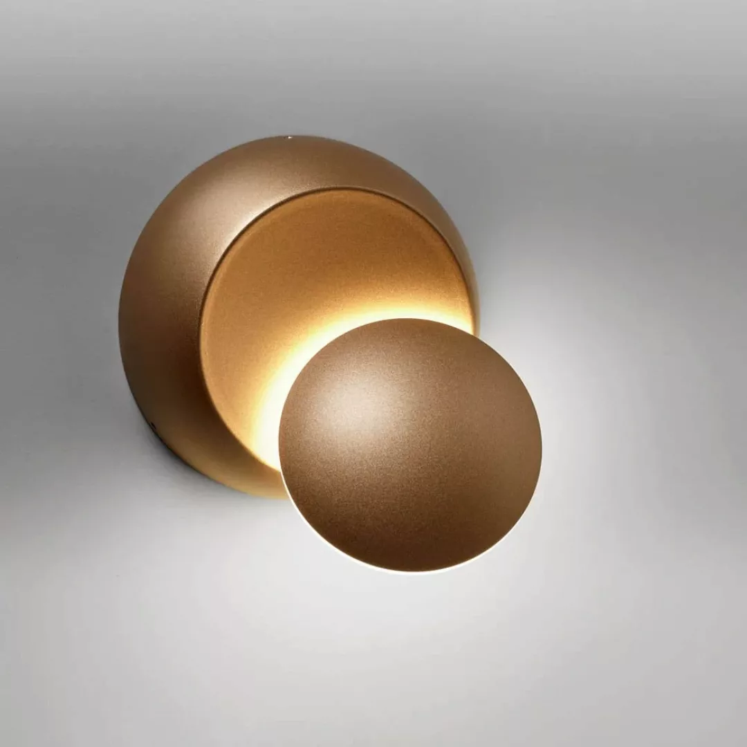 LED Wandleuchte Moon in Gold 5W 350lm günstig online kaufen