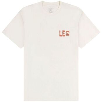Lee  T-Shirts & Poloshirts 112364552 LOGO TEE-ECRU günstig online kaufen