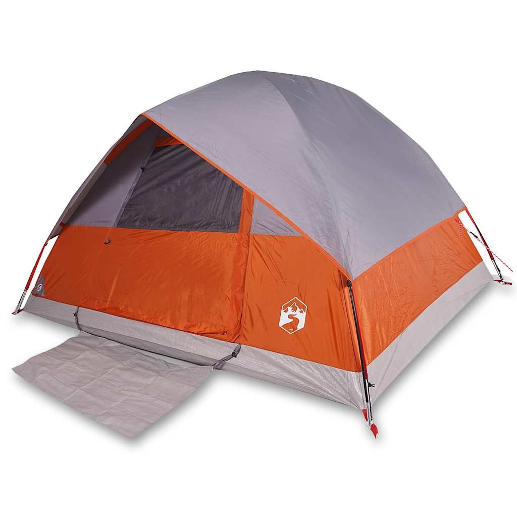 vidaXL Kuppelzelt Kuppel-Campingzelt 3 Personen Orange günstig online kaufen