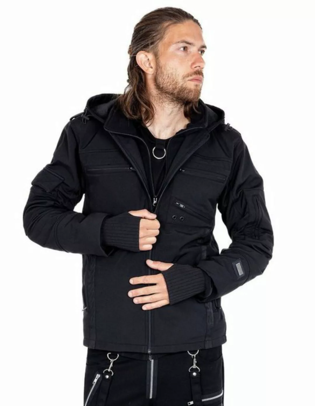 Vixxsin Blouson Conrad Cyber Punk Gothic günstig online kaufen