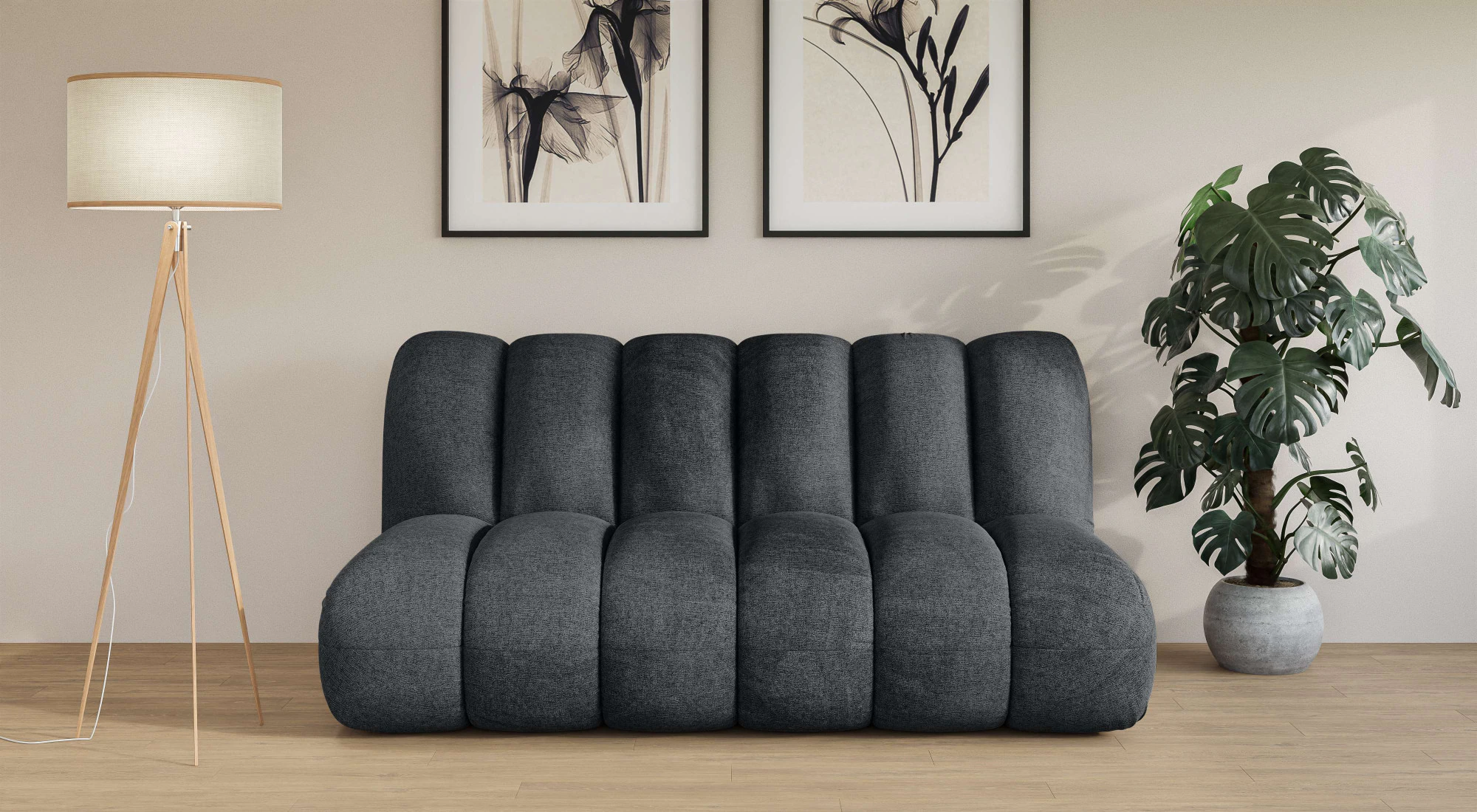 LeGer Home by Lena Gercke 2,5-Sitzer "Priya Designersofa, moderne Steppung, günstig online kaufen