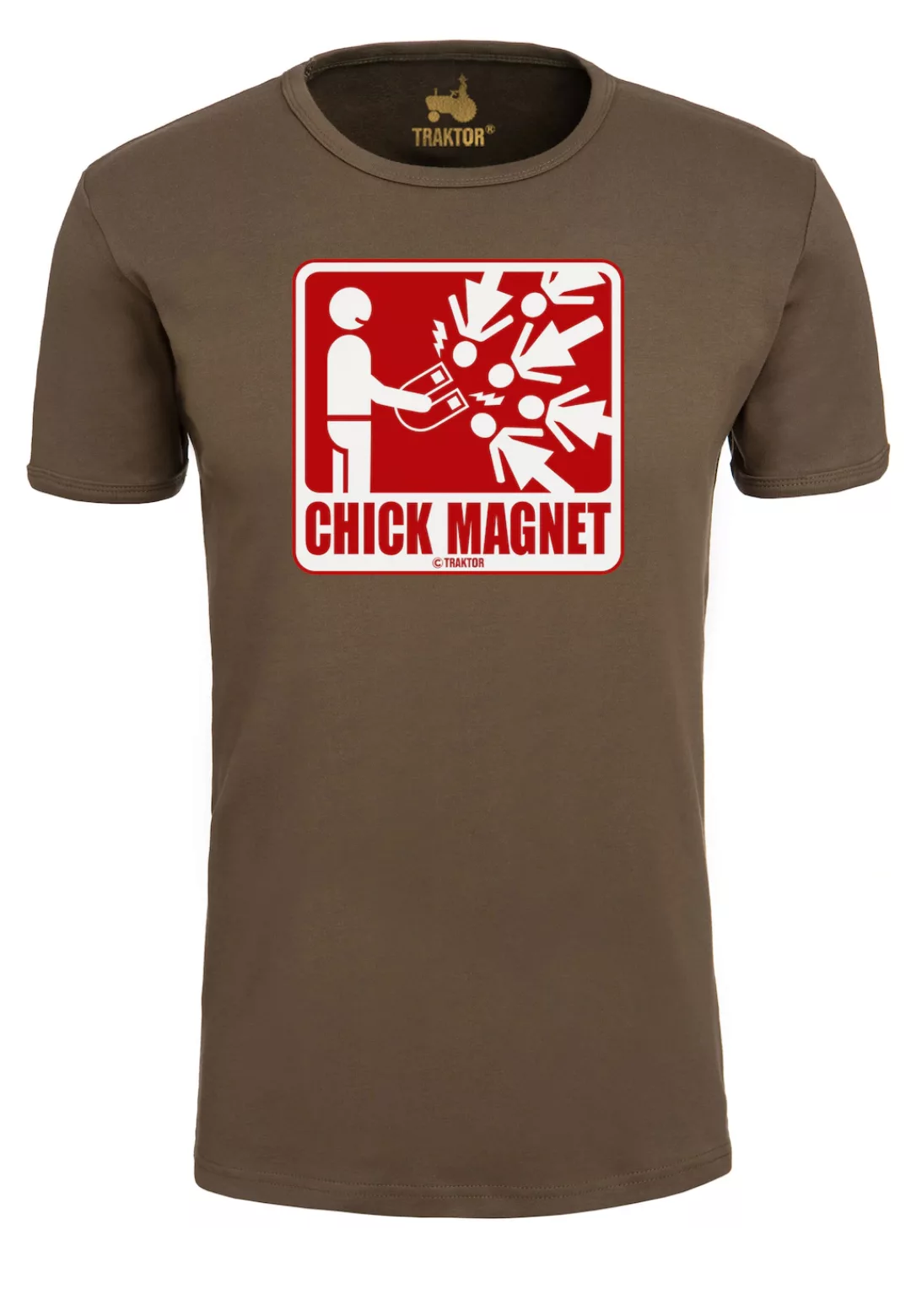 LOGOSHIRT T-Shirt "Chick Magnet", mit lustigem Print günstig online kaufen