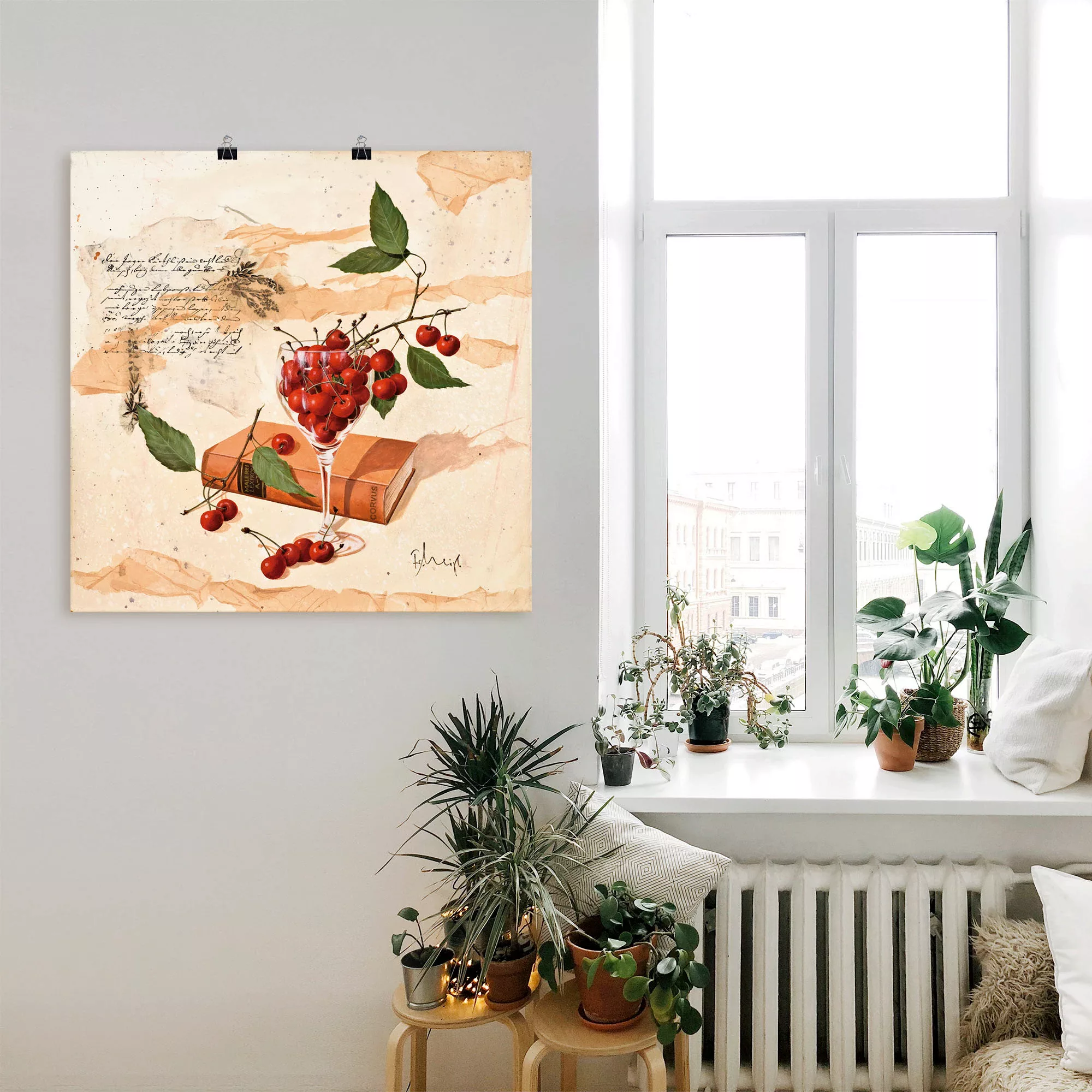 Artland Wandbild »Moderne Cosmea Variation«, Arrangements, (1 St.), als Lei günstig online kaufen