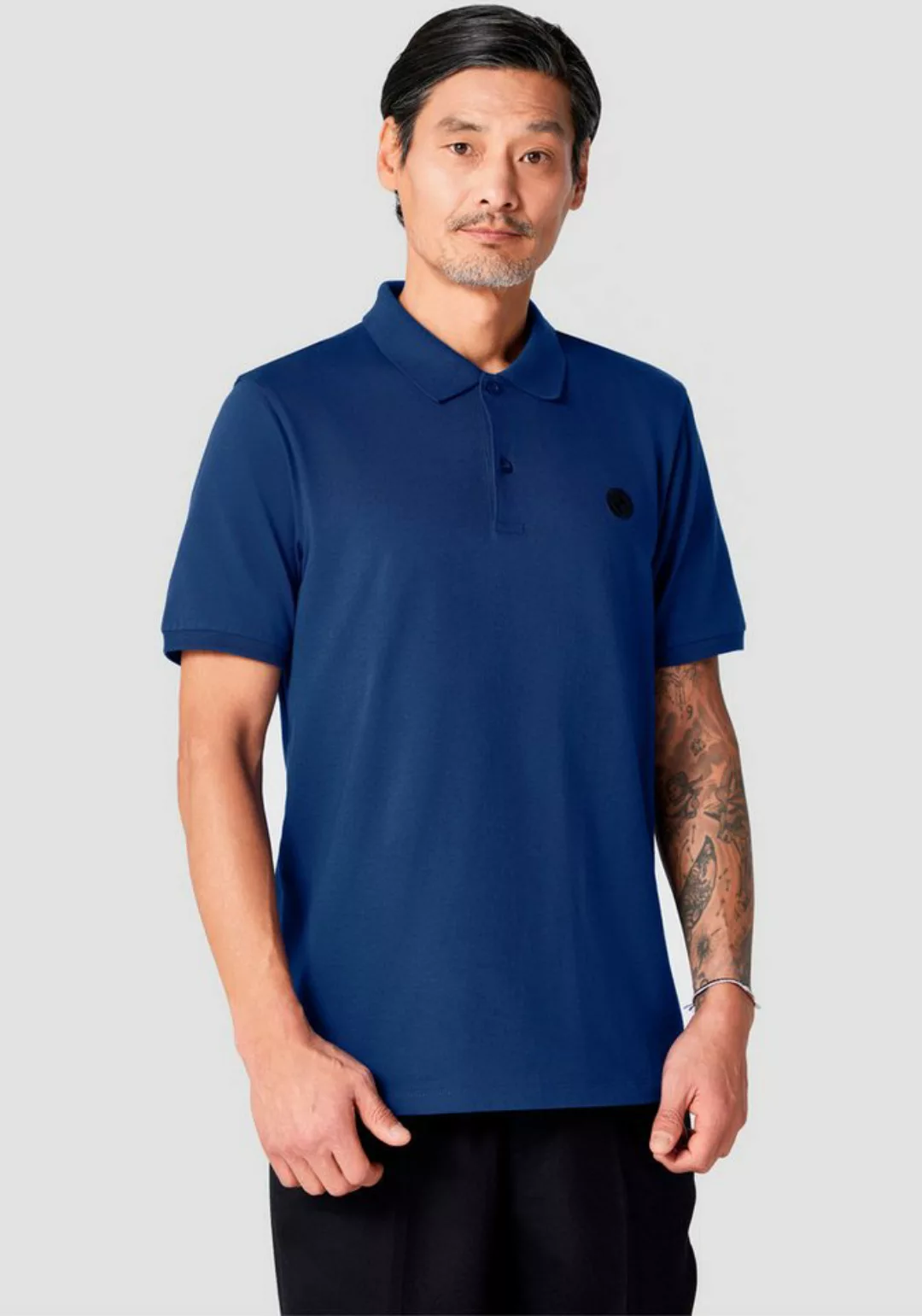 BMW Poloshirt mit Logoprägung auf Brusthöhe günstig online kaufen