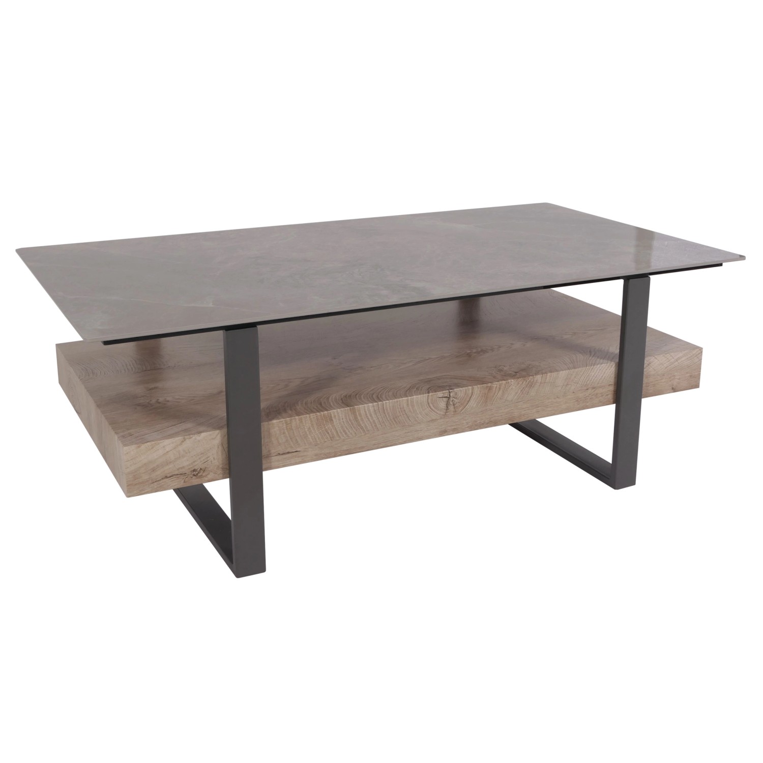MCW Couchtisch L88 Grau-Braun günstig online kaufen