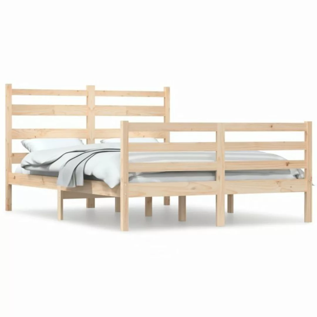 furnicato Bett Massivholzbett Kiefer 160x200 cm günstig online kaufen