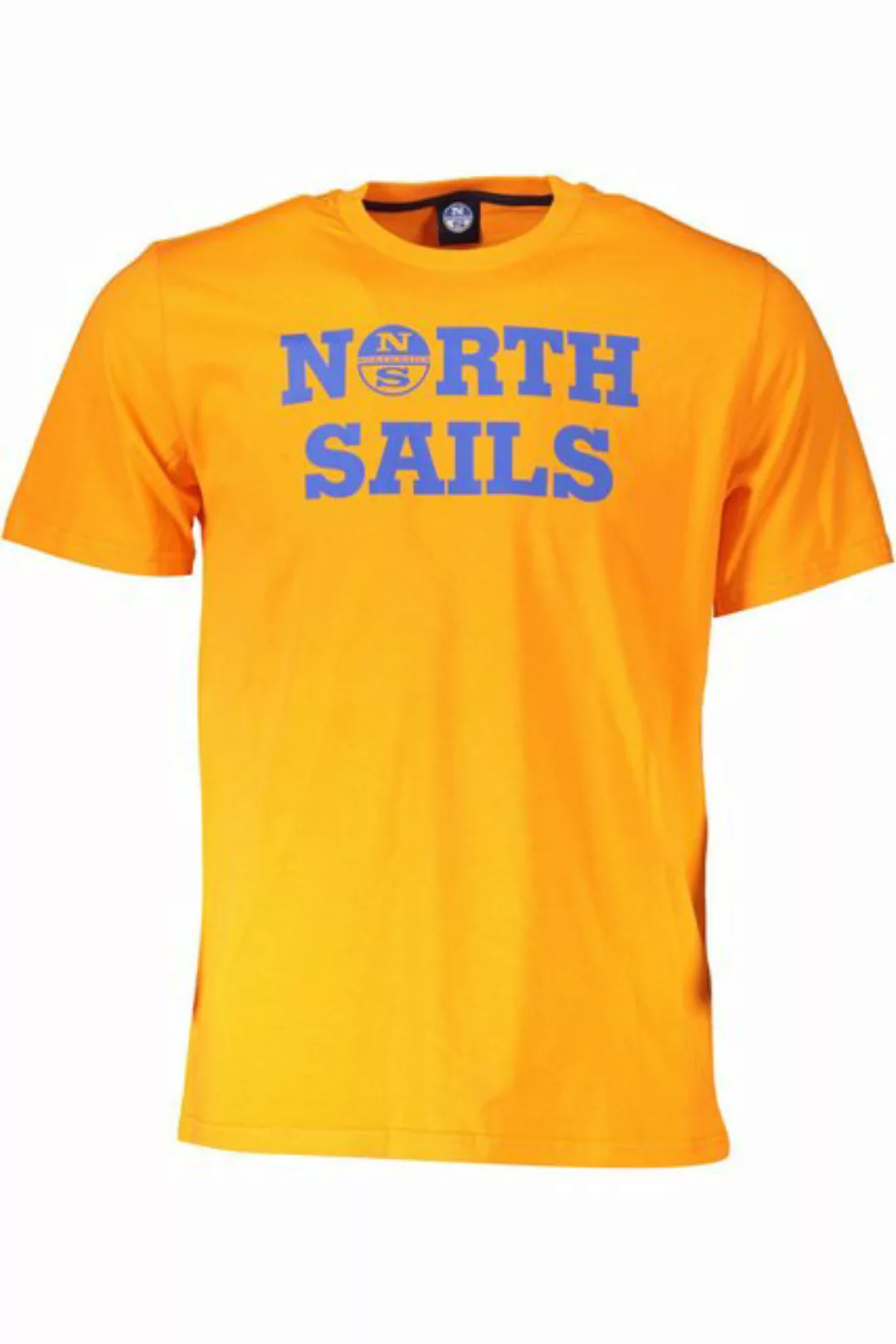 North Sails T-Shirt Stylisches Herren T-Shirt in Orange mit Logo-Print günstig online kaufen