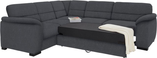 sit&more Ecksofa »Montego L-Form«, wahlweise mit Bettfunktion und Schubkast günstig online kaufen