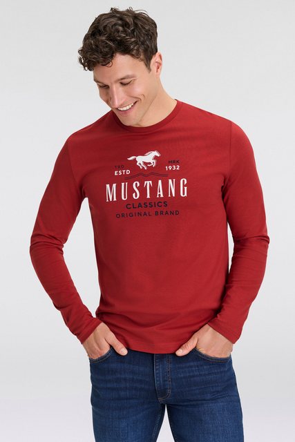 MUSTANG Langarmshirt "Style Adrian" günstig online kaufen