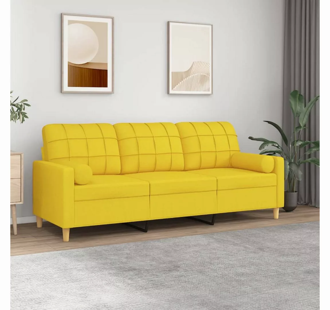 vidaXL Sofa Sofa 2-Sitzer Sofa Stoff mit Zierkissen, 180 cm günstig online kaufen