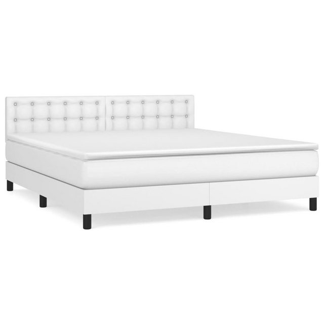 vidaXL Boxspringbett Bett Boxspringbett mit Matratze Kunstleder (180 x 200 günstig online kaufen