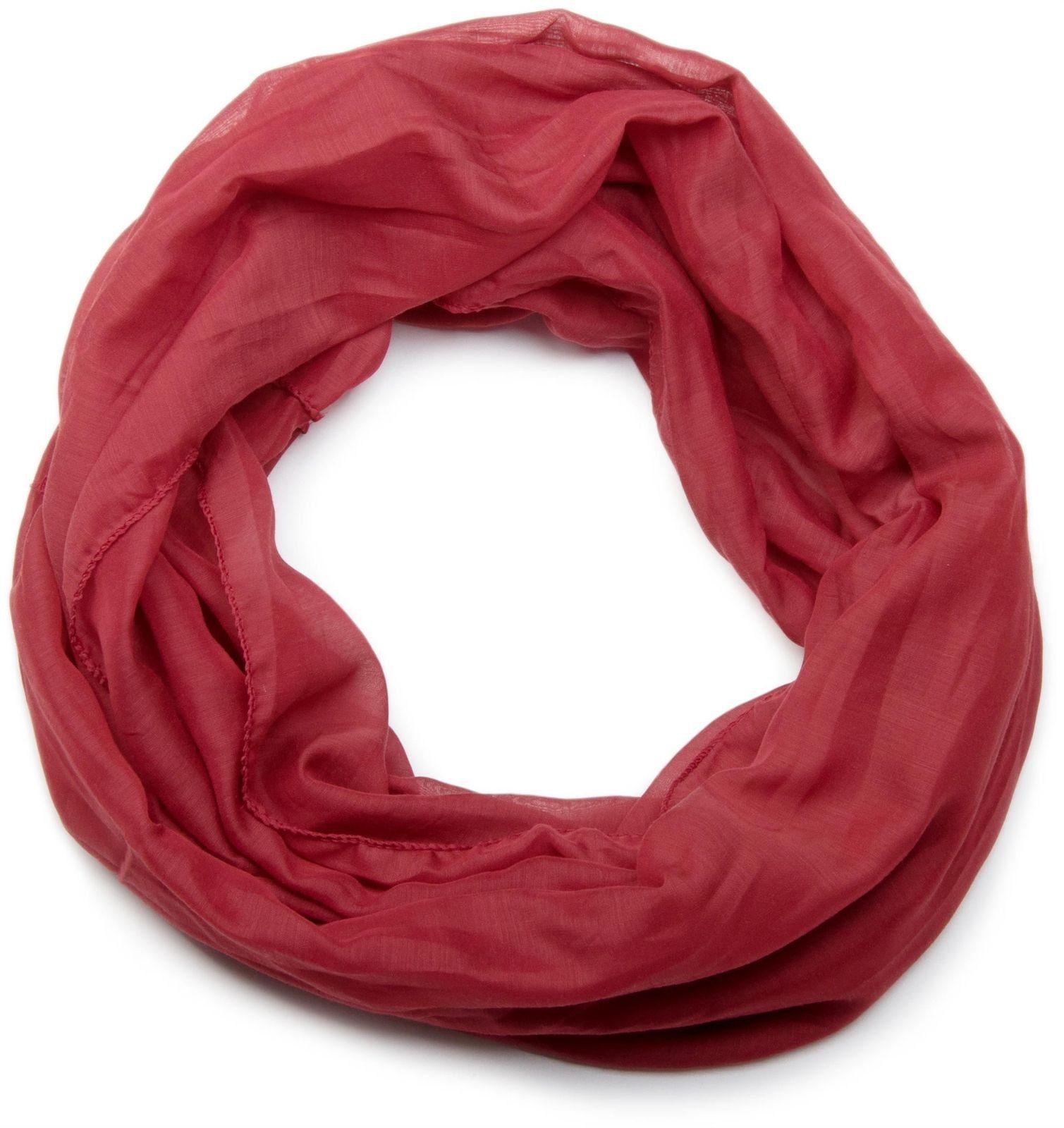 styleBREAKER Loop Seidiger unifarbener Loop, (1-St) günstig online kaufen