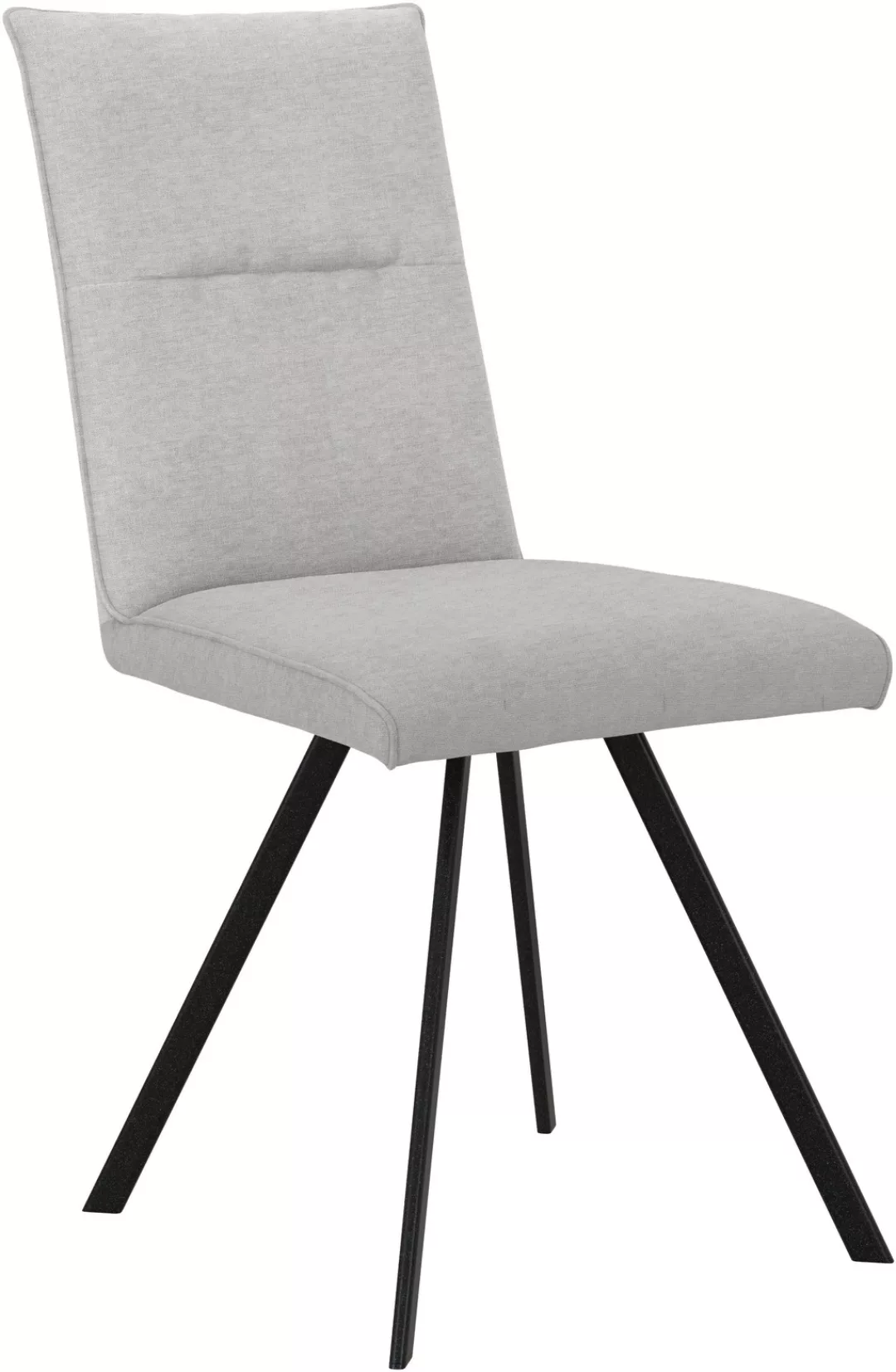 Home affaire 4-Fußstuhl "Sava", (Set), 2 St., Chenille, Metallgestell günstig online kaufen
