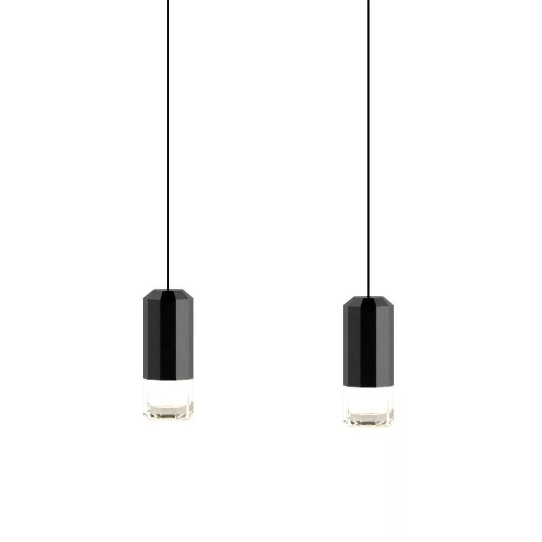 Vibia - Wireflow FreeForm 0349 LED Pendelleuchte - schwarz RAL 9005/lackier günstig online kaufen