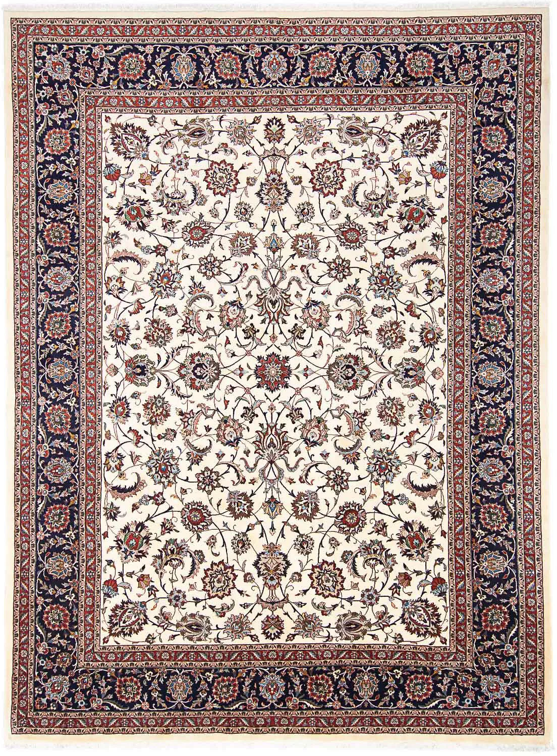 morgenland Wollteppich »Kaschmar Blumenmuster 387 x 298 cm«, rechteckig günstig online kaufen