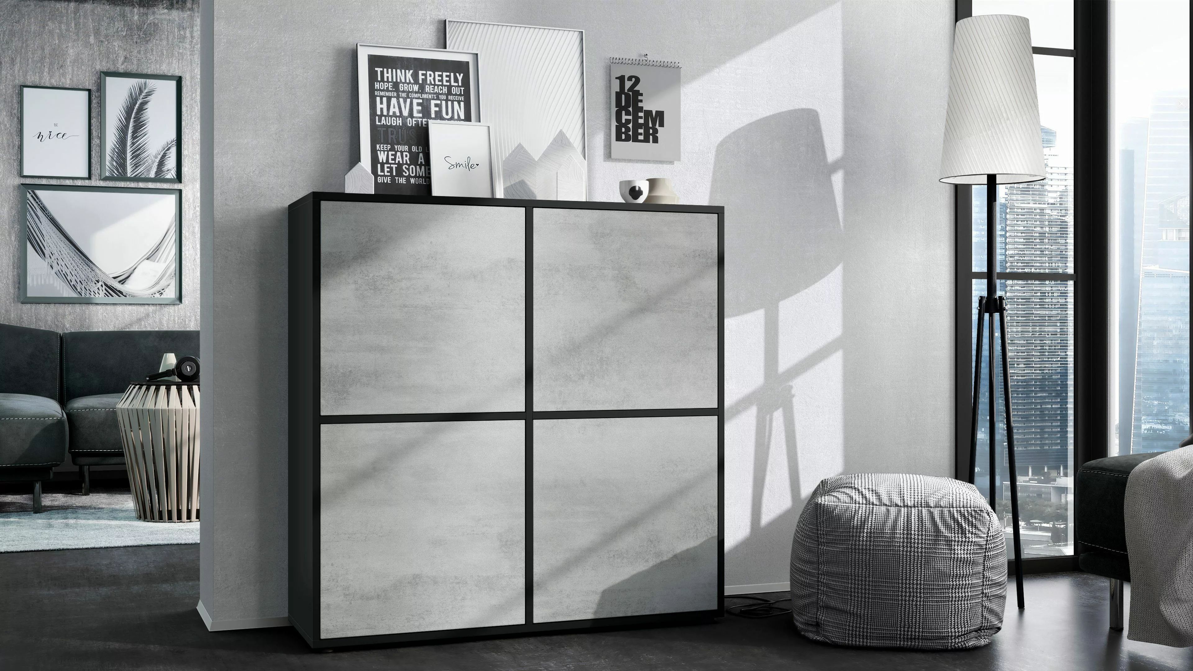 Vladon Highboard Cuba V2 (Schrank, 104 günstig online kaufen