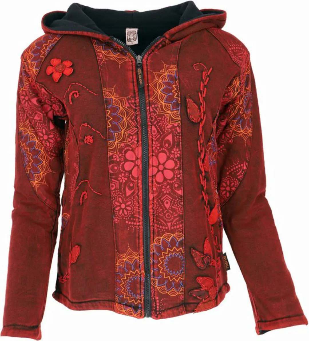 Guru-Shop Langjacke Goa Patchwork Jacke, bestickte Boho.. alternative Bekle günstig online kaufen