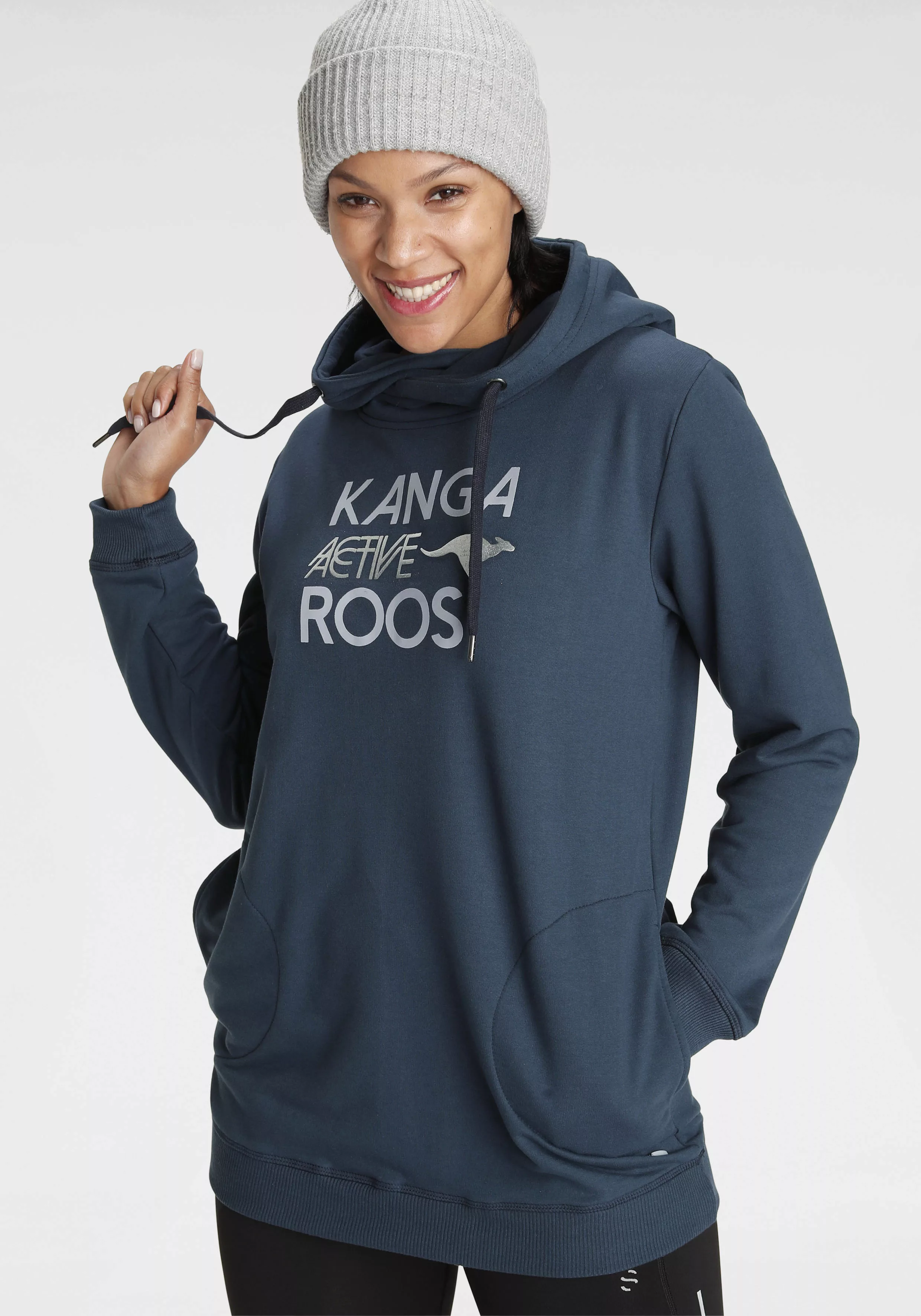 KangaROOS Sweatshirt lange Ärmel, figurumspielende Passform günstig online kaufen