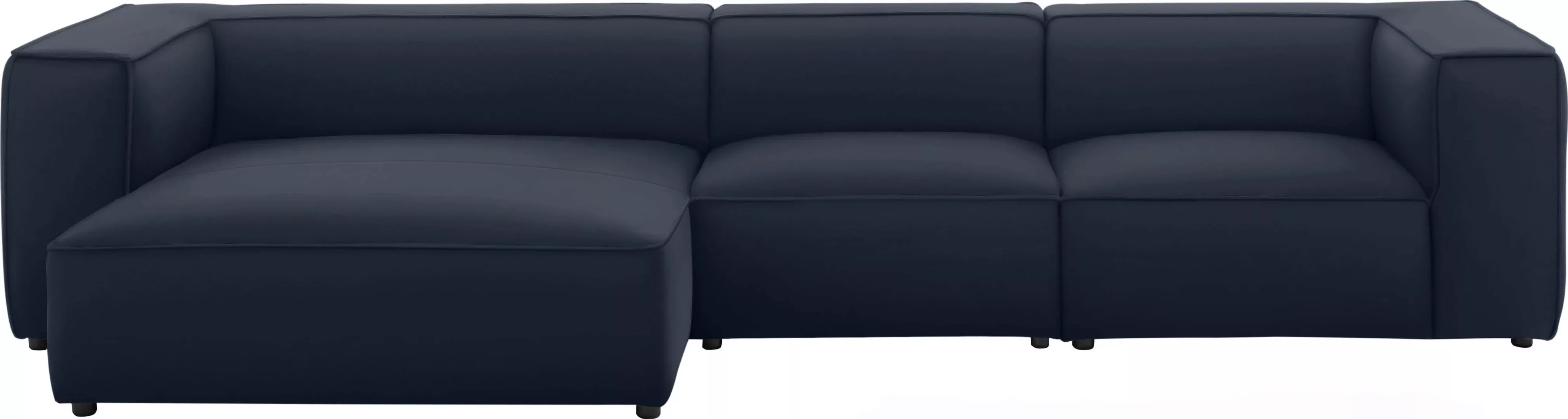 W.SCHILLIG Ecksofa »around-the-block«, mit eleganter Biese, mit Federkern, günstig online kaufen