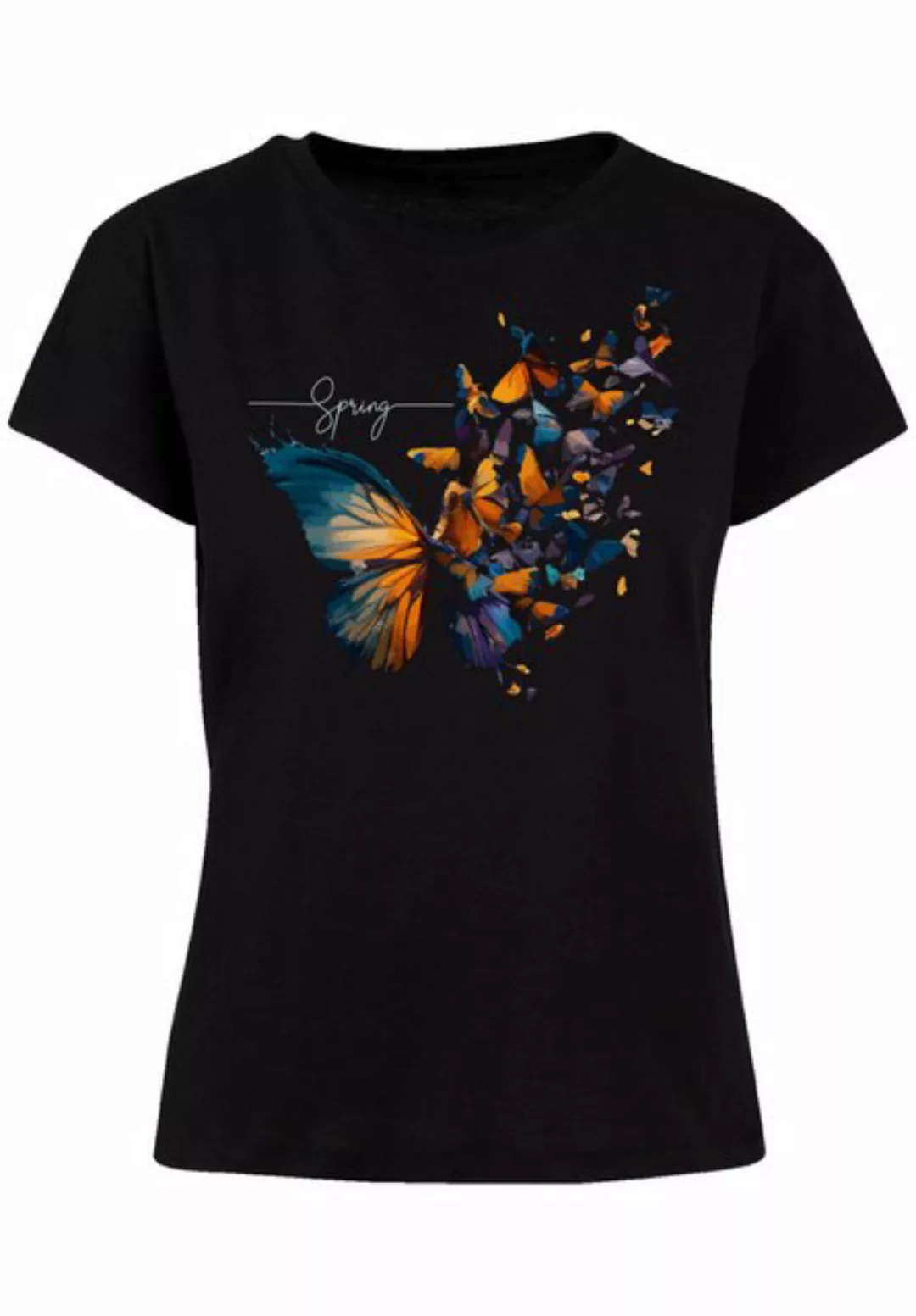 F4NT4STIC T-Shirt Schmetterling Print günstig online kaufen