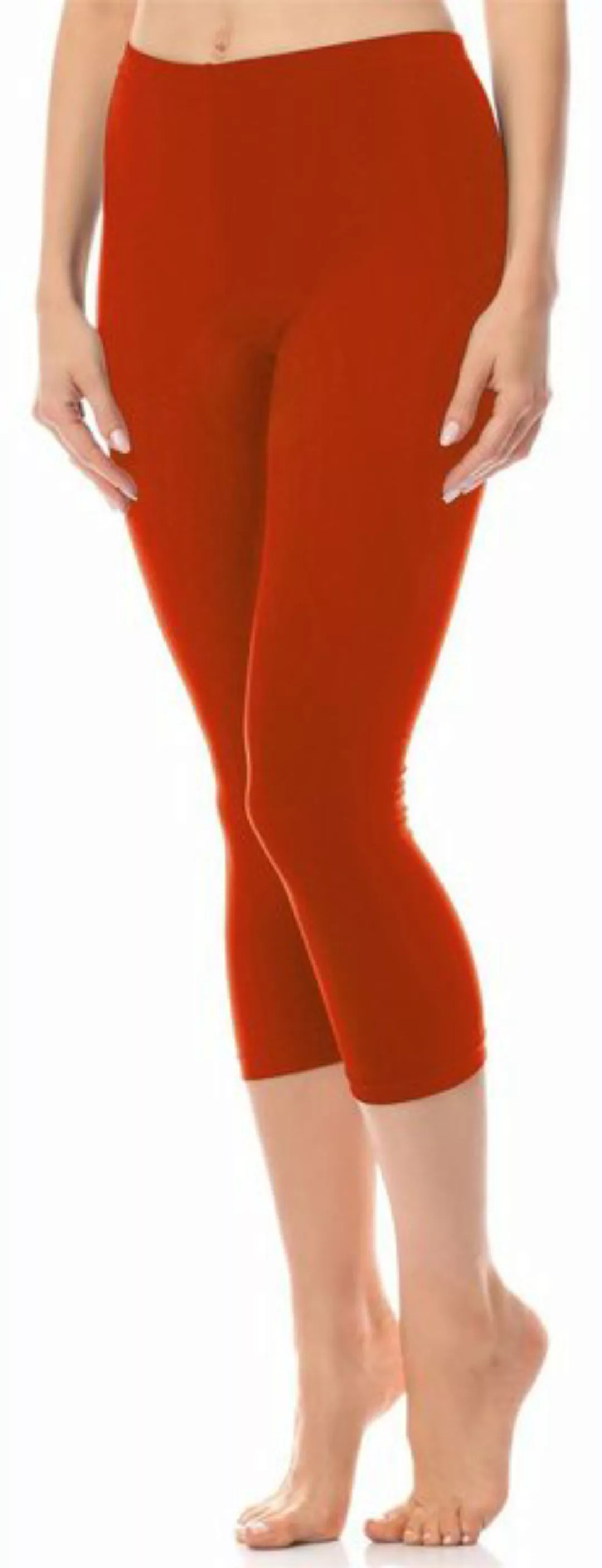 Antie Leggings Damen 3/4 Capri Hose AN60-101 (1-tlg) aus Baumwolle günstig online kaufen