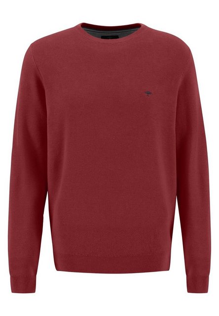 FYNCH-HATTON Strickpullover Herren Strickpullover O-NECK STRUCTURE (1-tlg) günstig online kaufen